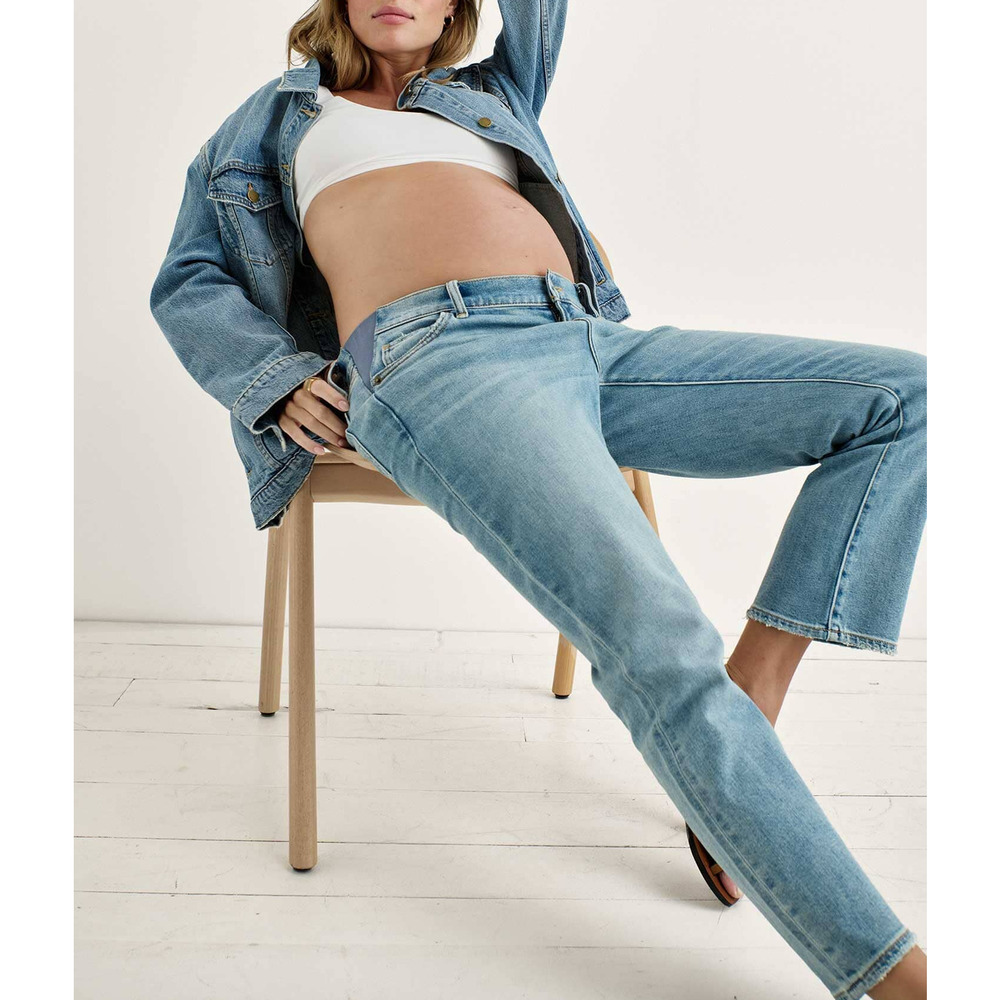 Hatch Light Blue Straight Leg Jeans